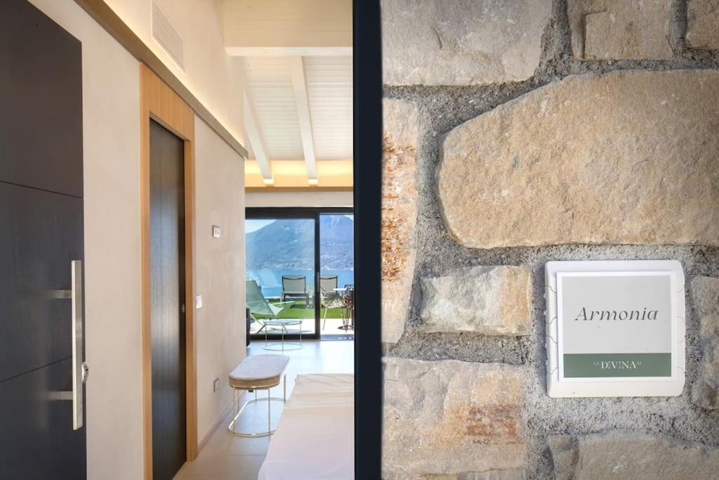 Villa Divina-Apt Armonia-Con Piscina E Vista Lago 카스텔레토디브렌조네 외부 사진